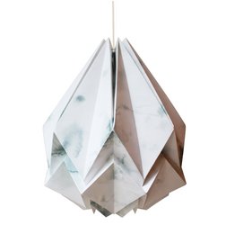 Lámpara colgante Paper Origami - Patrón invierno - talla M