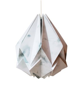 Origami-Papieranhänger - Wintermuster - Größe M.