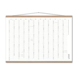 Kalender met zelfklevende stippen 2027 - A2/A1