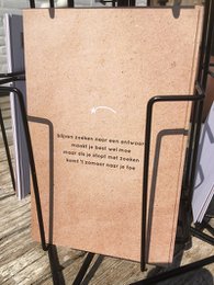 Anzeige mit Papierwünschen LICHT im DUNKELEN