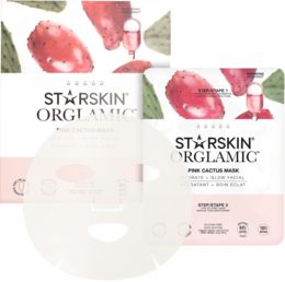 Mascarilla de cactus rosa ORGLAMIC™