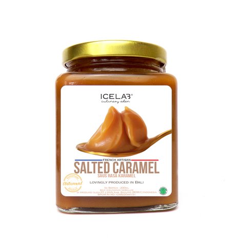 Gezouten Caramel Spread 200ml - Natuurlijke & Romige Ambachtelijke Huisgemaakte Saus & Topping - Glutenvrij Met Melk & Zonder Kunstmatige Kleurstoffen