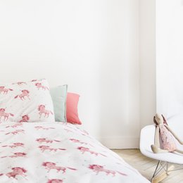 Biancheria da letto unicorno 140 x 200 cm
