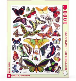 New York Puzzle Company Puzzle Butterflies~Papillons - 1000 pieces