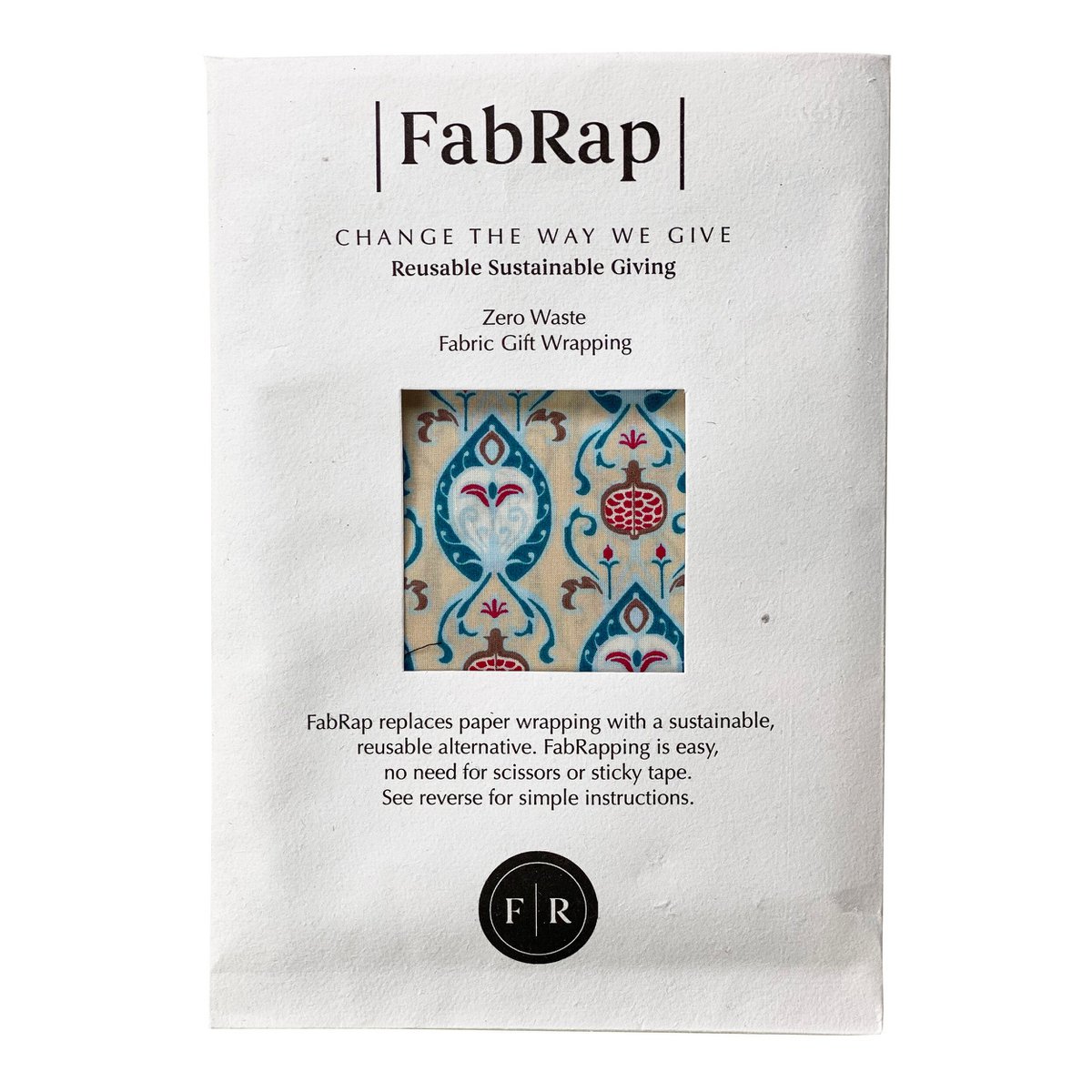 Furoshiki 3-Größen-Bundle – einseitig – Blaugrün – FabRap