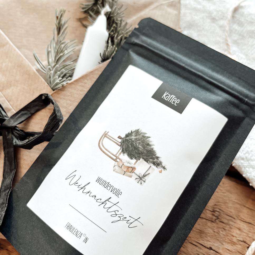 KAFFEE  PULVER | SCHLITTEN BAUM | mini