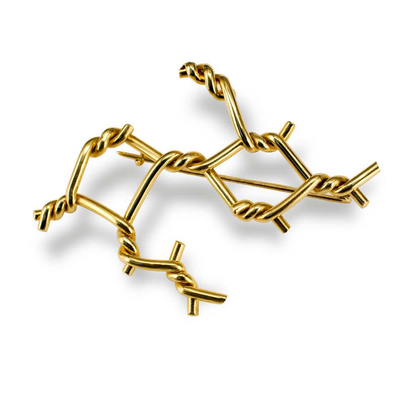 Broche Amarres / Plaqué or