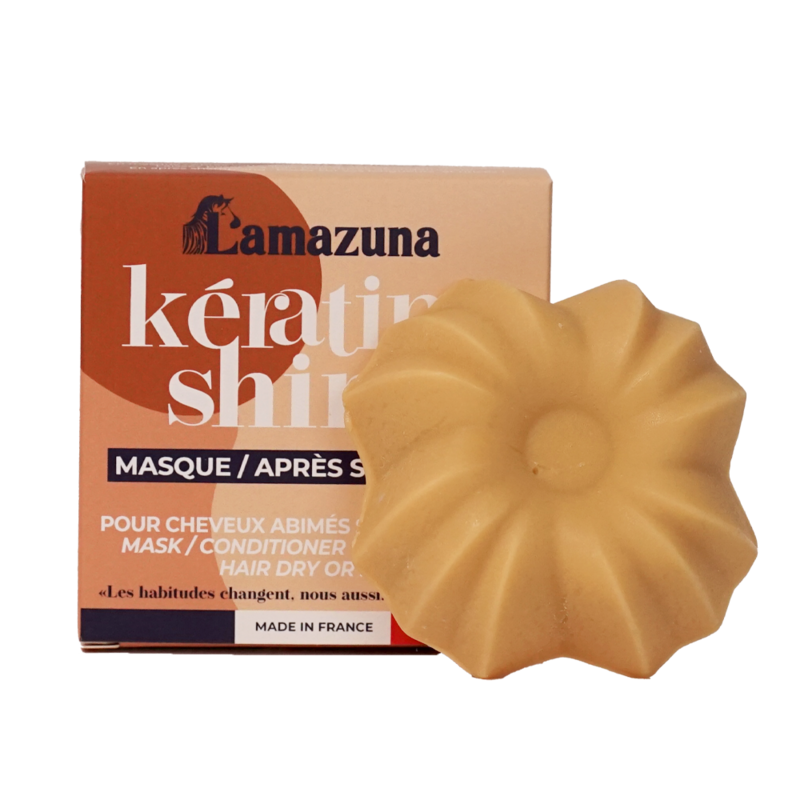 Nowy! Zielona maska ​​keratyny