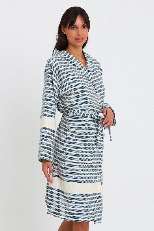 Marmara Bathrobe - Petrol