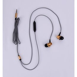 Kabelgebundene Stereo-In-Ear-Kopfhörer mit Mikrofon, Metallohrhörer, optimale Klangqualität, 3,5-mm-Klinkenstecker