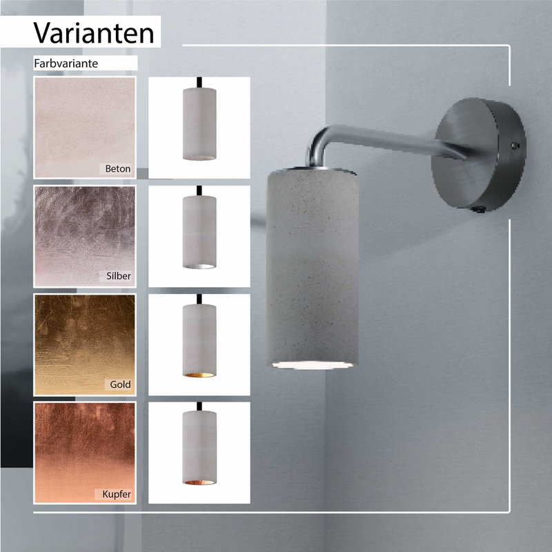 Betoniq kinkiet „Donoma 90” 1 lampa