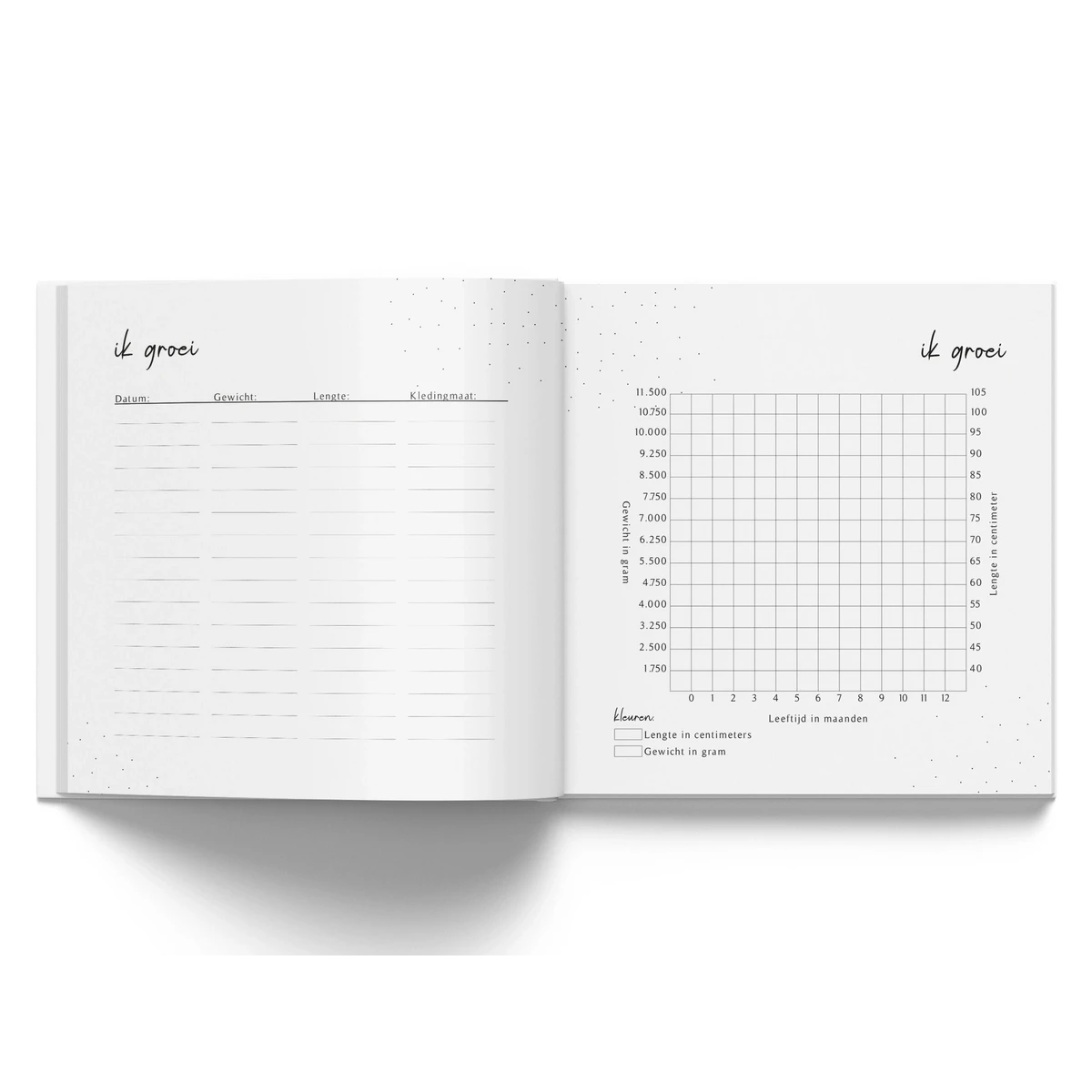 Fyllbooks Babybuch „Mein erstes Jahr“ – Leinen Taupe