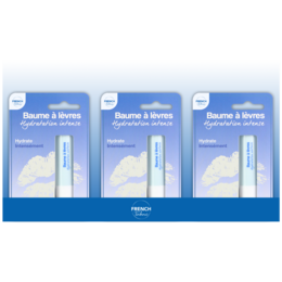  Intense hydration lip balm in a French trend style. Moisturizing and nourishing formula.