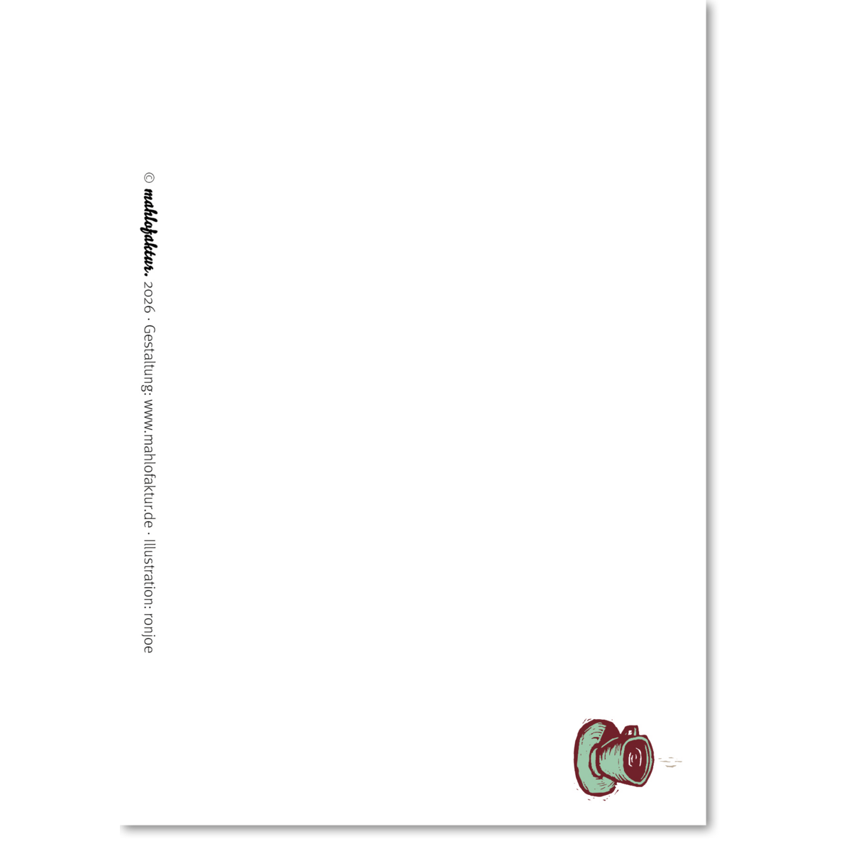 Postkarte „Pause“ 