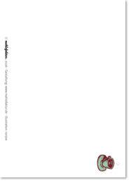 Postkarte „Pause“ 