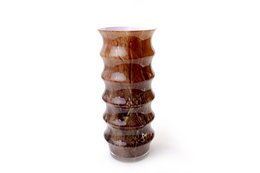 Vase Ribbel "Coffee Collection" - medium - højde 30 cm - glas