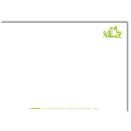 Carte postale "Grenouilles"