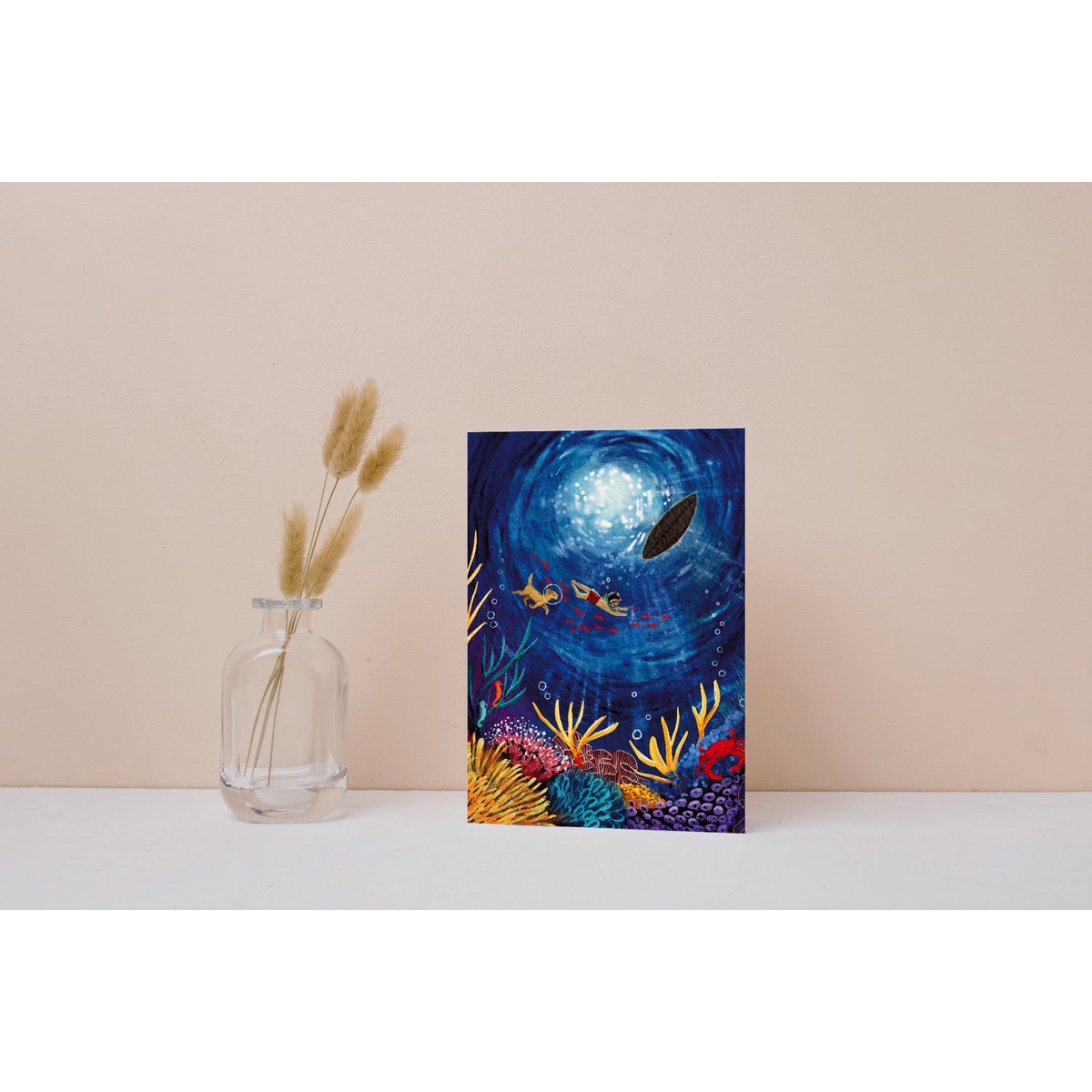 Postcard coral dive