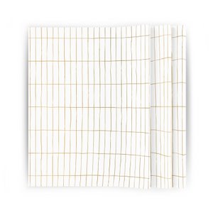 Slim Tiles - tissue paper - 100 sheets - gold