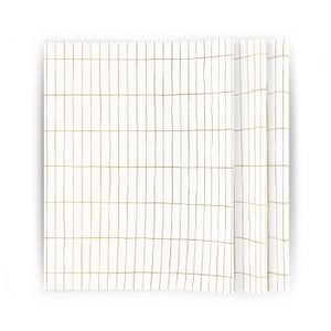 Slim Tiles - tissue paper - 100 sheets - gold