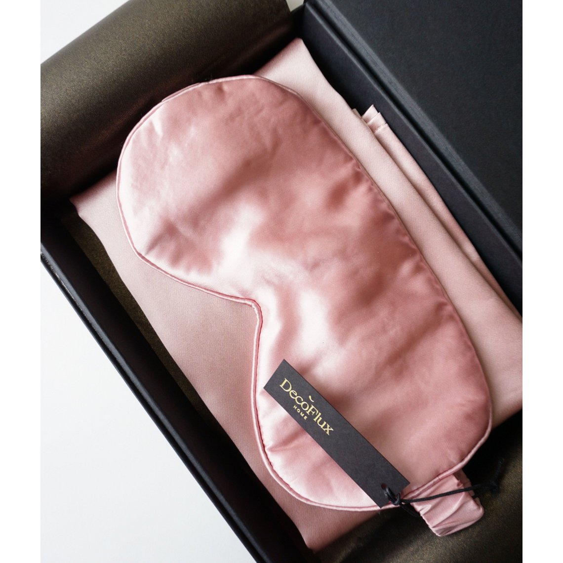 Set aus Schlafmaske + Kissenbezug Solid Pink