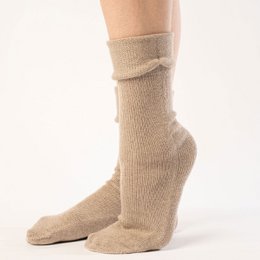 Women's Socks Knitted Merino Creamy Beige