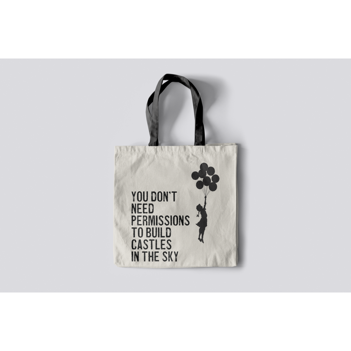 Banksy's Graffiti Mini Tote Bag - Je hebt geen...