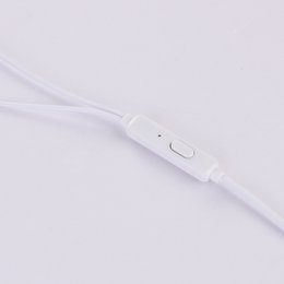 3.5mm Jack Stereo Earphones with Mic Tekmee – White