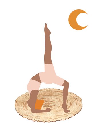 Sustainable card - Yoga