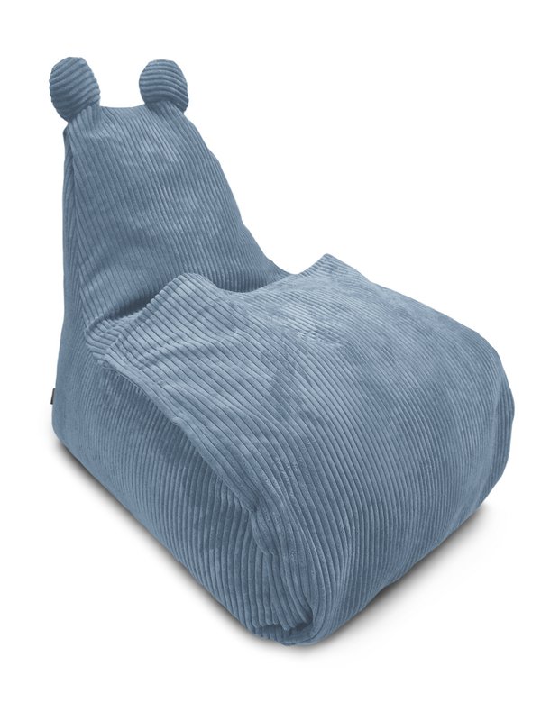 TEDDY L Beanbag, Corduroy, Lincoln 70 Light Blue