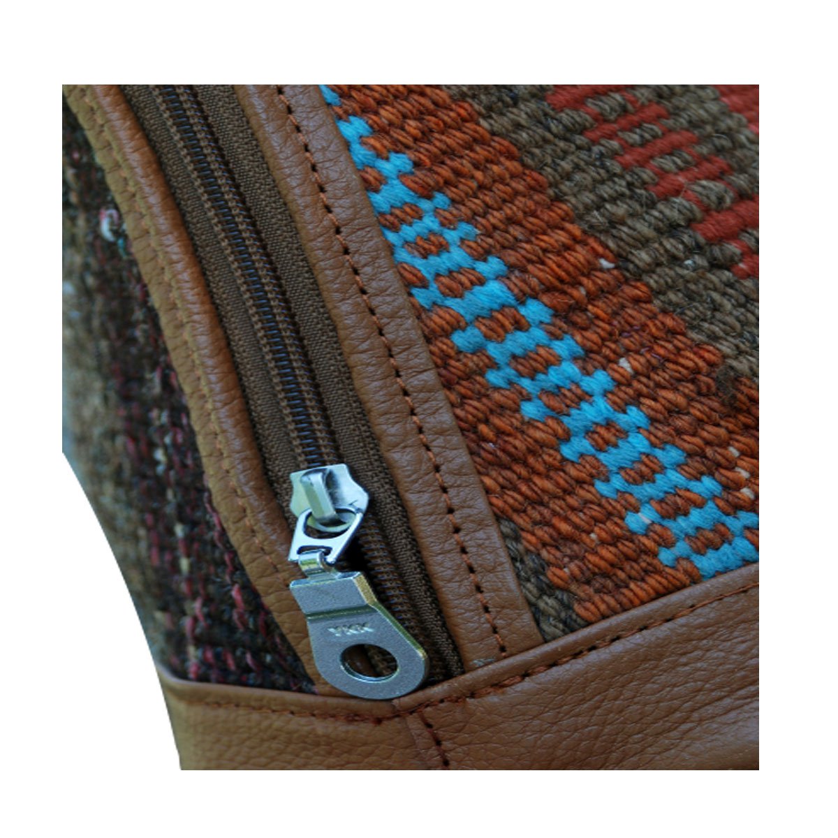 Kilim Leather Baker’s Chocolate Bag