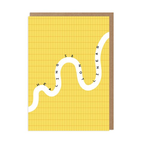 Healing Is Not Linear Get Well Card