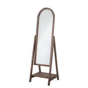 Cathia Mirror, Brown, Mango