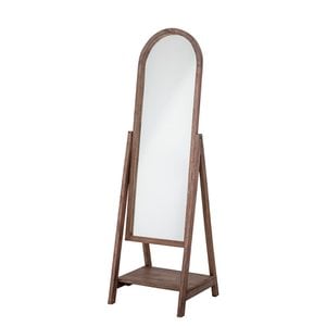 Cathia Mirror, Brown, Mango