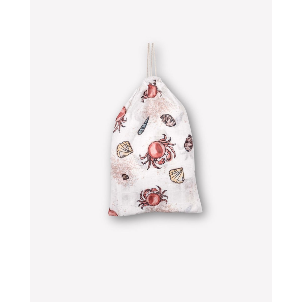 Muslin klud økologisk bomuld 60x60cm • Sealife • Sæt med 2 stk