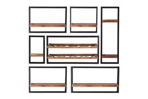 Wandregal-Set, 7-teilig