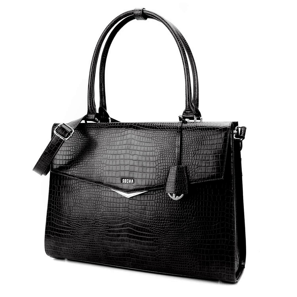 Silver Tip Croco Black 15.6"
