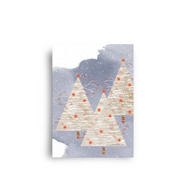 postal - serie 'Navidad' - 'Bosque de árboles de Navidad'