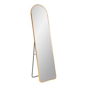 Madrid Spiegel - Messing, Aluminium/Glas, 40x150 cm