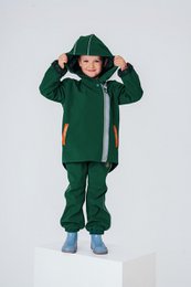 Kinder Softshell Jacke grün
