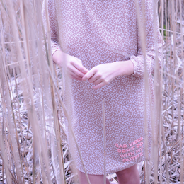 Summer dress %23StyleBabe BEIGE leo print viscose %23StatementFashion "The Message Dress"