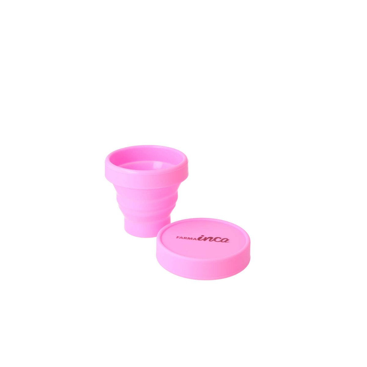 Inca Hair Bio-Menstruationstasse mit Tragetasche und Sterilisator – Größen S-M-L