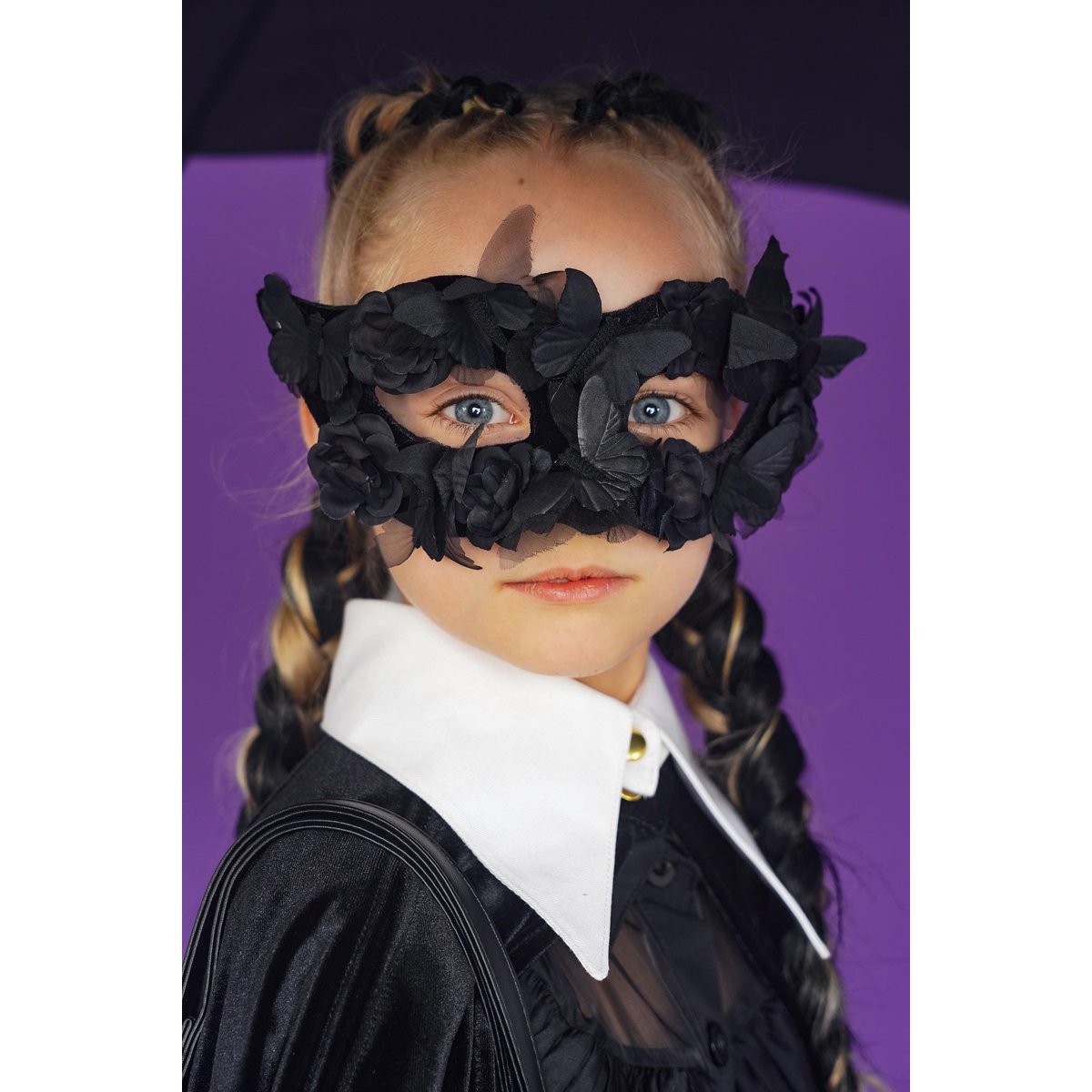 Mantello magico per bambini in stile Wednesday
