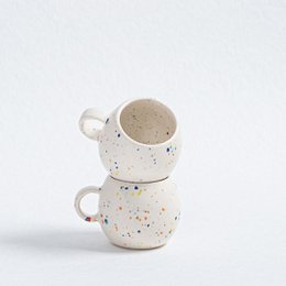 New Party Ball Mug 90ml White