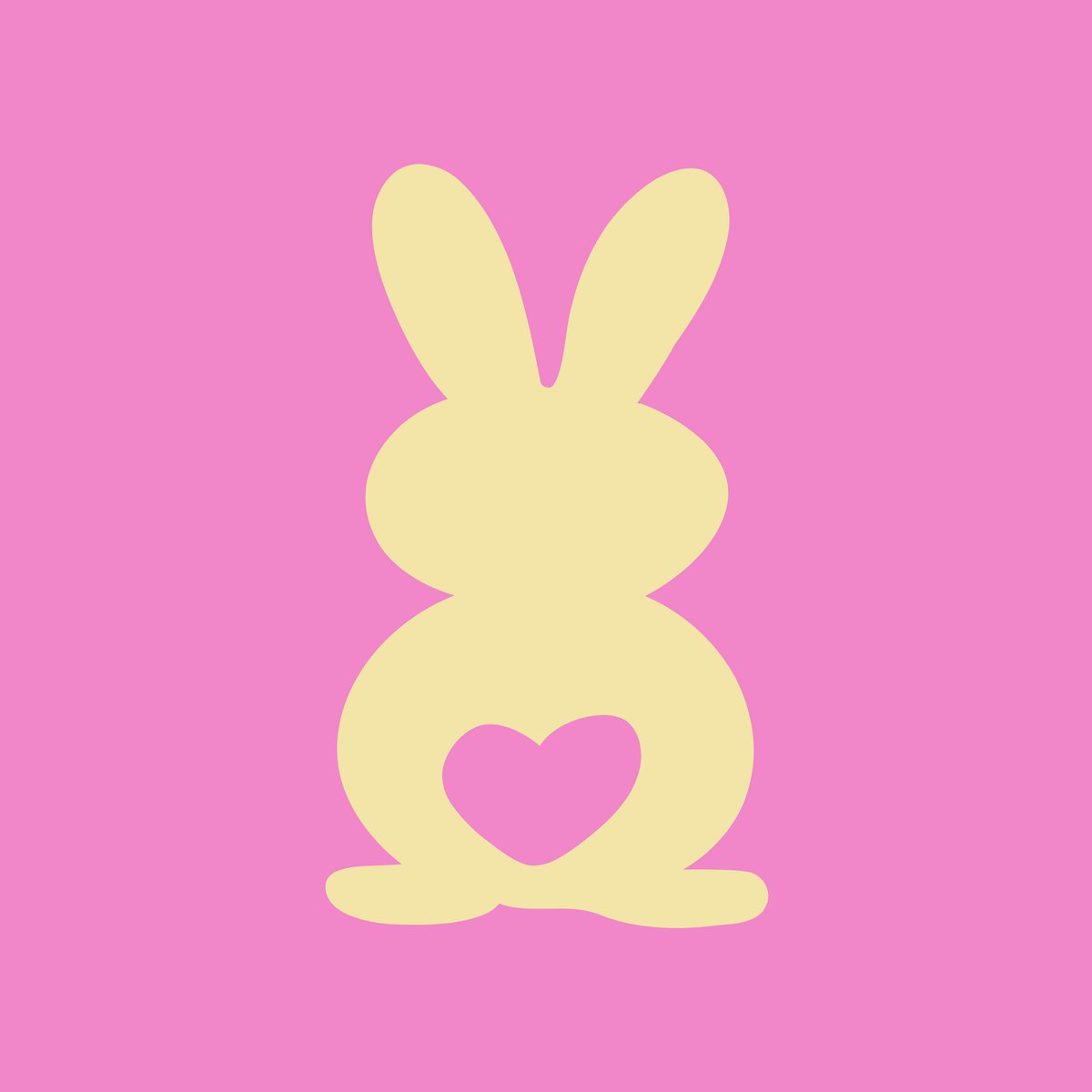 Forex Tile 10x10cm - Easter Bunny Beige - %23101030461