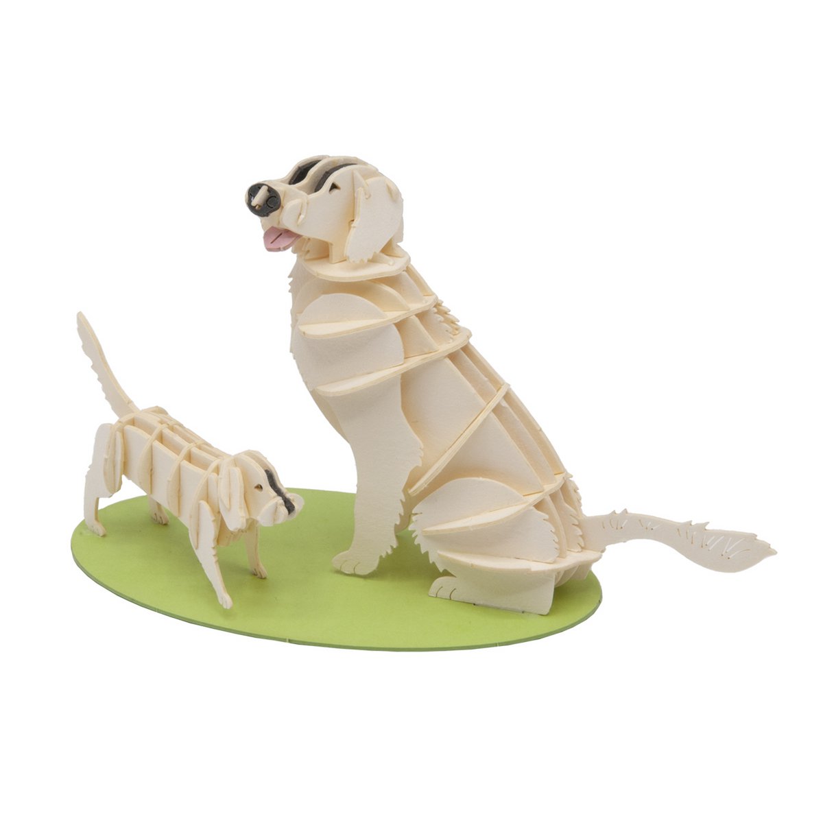 Modèle en papier 3D - Golden Retriever