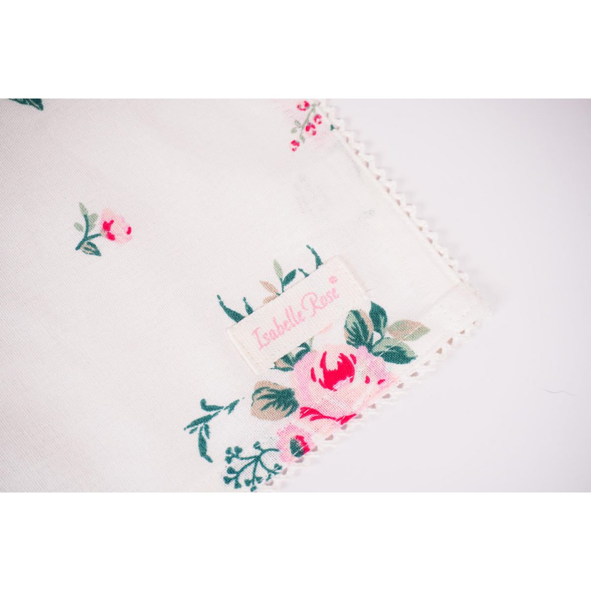 Tovagliolo con pizzo fiore Lisa 40x40 cm Isabelle Rose