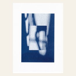 Risografie Postcard - Shadow - DIN A6