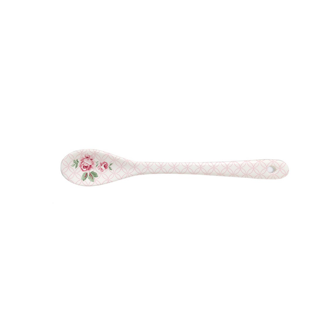 Porseleinen lepel Lucy roze 13,5 cm Isabelle Rose