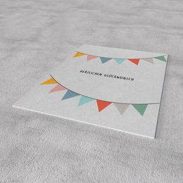 Postcard - Birthday - Garland - No. 81